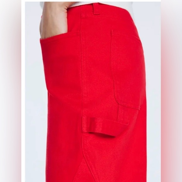 NWT Red Carpenter Ankle Crop Jeans - Classic Straight - Picture 4 of 6